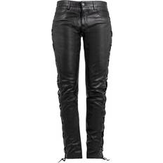 Gipsy GWTie UP Jeans Leather Trousers black