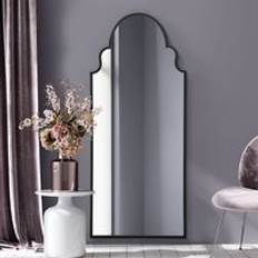 MirrorOutlet Arcus Crown Metal Arch Leaner Wall Mirror