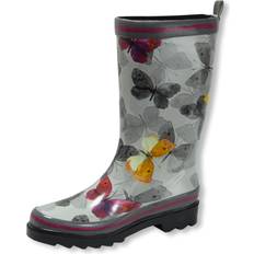 Gris Botas de agua Beck Damen Gummistiefel, Mehrfarbig