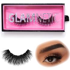 Glamnetic Eyelashes Bo$$ Babe Lashes, 60 Wears Reusable High Volume Faux Mink Lashes 1 Pair