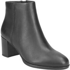 Dame - Svarte Chukka boots Clarks Damen Freva55 Zip Chukka-Stiefel, Leather