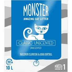 Monster Katter - Kattsand Husdjur Monster Classic Unscented 10L