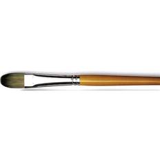 Brown Brushes Isabey 5 Pack: Synthetic Long Handle Filbert Brush Paint in Brown 10 MichaelsÂ Brown 10