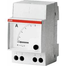 ABB – Analog DIN skinne amperemeter, 0 til 5A AC direkte måling