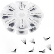 Wendy Lashes Premade Fans Short Stem 500 PCS 20D Eyelash Extensions 0.07mm C/D Curl 13-20mm Mixed Russian Volume Pre-made Extension 500PCS-20D-0.07-D, 13-20mm mixed