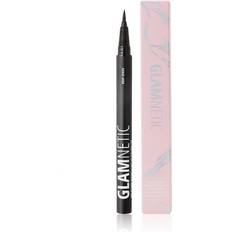 Glamnetic Felt Tip Eyeliner Deep Space 0.025 fl oz Soo Future! Black Waterproof Liquid Liner, All-Day Hold for Eyelashes, Sweatproof, Paraben-Free