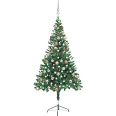 vidaXL Artificial Pre-lit 380 Branches Green Weihnachtsbaum 150cm