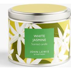 John Lewis White Jasmine Tin 225g Scented Candle