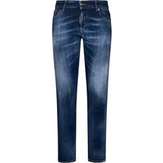 DSquared2 Dame Tøj DSquared2 Uld Blå Jennifer Jeans - Medium Røde Pletter
