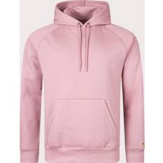 Carhartt WIP Hooded Chase Sweat - Pink/Gold