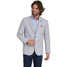 6XL Blazers Raging Bull Linen Blazer, Grey