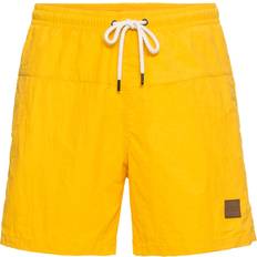 Giallo Costumi da Bagno Urban Classics Classic Block Swim Shorts Uomo - Chrome Yellow