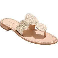 Shoes Jack Rogers Crochet Sandals Natural Women's Sandals Beige