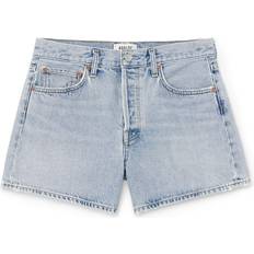 Organic Fabric - Women Shorts Agolde Parker Long Shorts in Feud