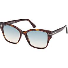 Tom Ford Dame - Tortoises Solbriller Tom Ford Elsa Solbriller - Dark Tortoise