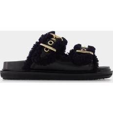 Marni Sko Marni Sliders Lammeskindssandal - Sort
