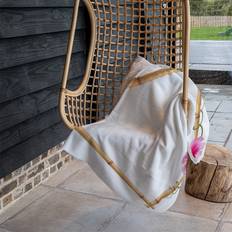 Bamboo Bamboo Border Blankets Brown