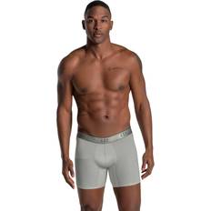 Leopard Men's Underwear Leo Advanced Mesh Boxer Brief Gray