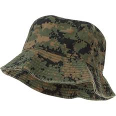 Hats Bandana.com 65% Cotton 35% Polyester Bucket Hat for Men, Women, Kids Digital Camo Single Piece Small/Medium Summer Cap Fishing Hat