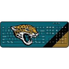 Keyboards Keyscaper Jacksonville Jaguars Diagonal Stripe Wireless Keyboard