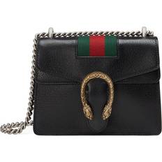 Gucci Sacs Gucci Dionysus Shoulder Bag Leather/Web Mini Black