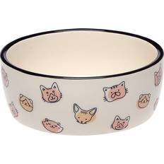 Pearhead Cat Faces Pet Bowl, Cat Cat Blush