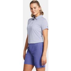 Under Armour Damen Poloshirts Under Armour Playoff Kurzarm-Poloshirt für Damen Celeste Weiß Midnight Blaue Marine Lila