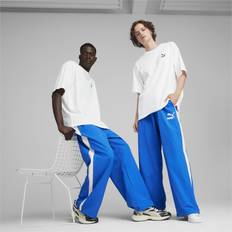 Unisex Trousers Puma T7 Sport Men Pants Blue