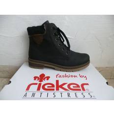 Rieker Mujer Botas Chukka Rieker Botines con Cordones - Caramelo/Negro