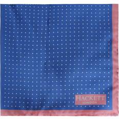 Zakdoeken Hackett London Printed Quad Mens Blue/Pink Hank Handkerchiefs One