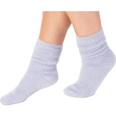 Slenderella Soft Fluffy Bed Socks Grey 4-7