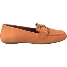 Orange - Women Loafers Geox Damen Palmaria Loafer Flat, ORANGE