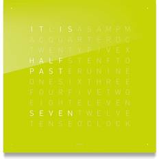 Qlocktwo Classic Lime Juice 45cm D Wall Clock