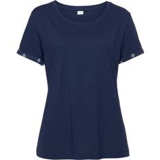 S.Oliver Damen Nachtwäsche s.Oliver Shirt - Dunkelblau/Mischfarben