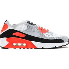 Nike Air Max 90 Ultra 2.0 Flyknit 'Infrared' - White Men's