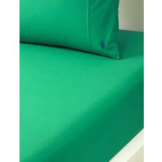 Ralph Lauren Home Billiard Player Logo-embroidered Bed Sheet