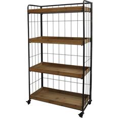 Chic Antique Reol Med Hjul 4 Skuffer