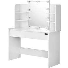 Lucia Dressing Table White 140x110x40cm