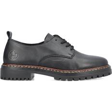 Rieker 40 Oxford Rieker Damen schnürschuh '52052' Schwarz