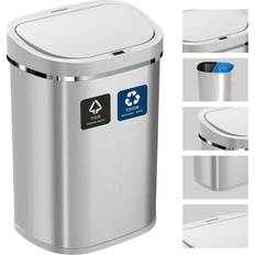 Large 80l Kitchen Recycling Bin Double 40l