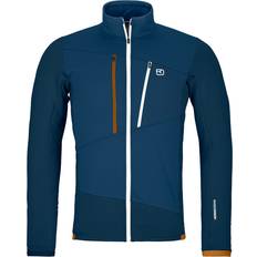 Ortovox Herren Fleece Grid Jacke blau