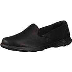 Skechers Damen Go Walk Lite-Queenly Slipper, Schwarz