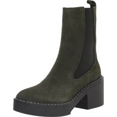 Nine West Green Boots Nine West Womens Doleas Suede Platform Chelsea Boots