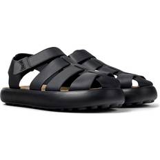 Camper Pelotas Flota Sandals for Men Black, 5.5, Smooth leather