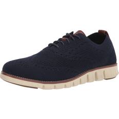 Cole Haan Homme Chaussures basses Cole Haan Men's Zerogrand Stitchlite Oxford, Marine Blue Knit/Ivory, Wide