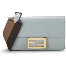 Fendi Taschen Fendi Green Leather Flat Baguette Bag Mini green one size