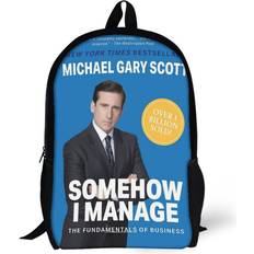 BearLad Backpacks The Office Somehow I Manage by Michael Scott 17inch School Bag
