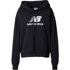 New Balance Vrouw Truien New Balance French Terry Logo Hoodie - Black