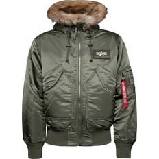 Alpha Industries Hombre Ropa Alpha Industries Cazadora con capucha Hooded Sage-Green