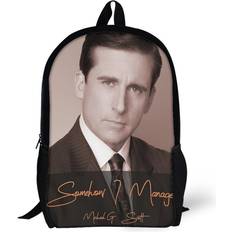 BearLad Backpacks Somehow I Manage Michael Scott 17inch School Bag